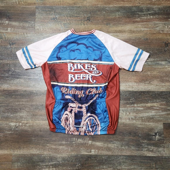 BIKES & BEER RIDING CLUB FULL ZIP SHORT SLEEVE JACKET - Picture 5 of 6